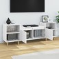 Mobile Porta TV Bianco 160x35x55 cm in Legno Multistrato Mobile Porta TV Bianco 160x35x55 cm in Legno Multistrato