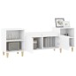 Mobile Porta TV Bianco 160x35x55 cm in Legno Multistrato Mobile Porta TV Bianco 160x35x55 cm in Legno Multistrato