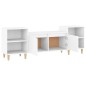 Mobile Porta TV Bianco 160x35x55 cm in Legno Multistrato Mobile Porta TV Bianco 160x35x55 cm in Legno Multistrato
