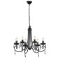vidaXL Lampada da Soffitto Pendente Elegante Nera 6 Portalampade vidaXL Lampada da Soffitto Pendente Elegante Nera 6 Portalampade