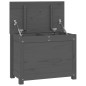 vidaXL Contenitore Portaoggetti Grigio 60x32x45,5cm Massello di Pino vidaXL Contenitore Portaoggetti Grigio 60x32x45,5cm Massello di Pino