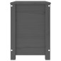 vidaXL Contenitore Portaoggetti Grigio 60x32x45,5cm Massello di Pino vidaXL Contenitore Portaoggetti Grigio 60x32x45,5cm Massello di Pino