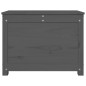 vidaXL Contenitore Portaoggetti Grigio 60x32x45,5cm Massello di Pino vidaXL Contenitore Portaoggetti Grigio 60x32x45,5cm Massello di Pino