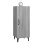 Credenza Grigio Sonoma 34,5x34x90 cm in Legno Multistrato Credenza Grigio Sonoma 34,5x34x90 cm in Legno Multistrato