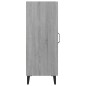 Credenza Grigio Sonoma 34,5x34x90 cm in Legno Multistrato Credenza Grigio Sonoma 34,5x34x90 cm in Legno Multistrato