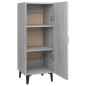 Credenza Grigio Sonoma 34,5x34x90 cm in Legno Multistrato Credenza Grigio Sonoma 34,5x34x90 cm in Legno Multistrato