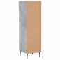 vidaXL Scarpiera Grigio Cemento 30x35x105 cm in Legno Multistrato