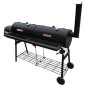 vidaXL Barbecue con Affumicatore Nevada XL Nero vidaXL Barbecue con Affumicatore Nevada XL Nero