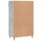 vidaXL Scarpiera Grigio Cemento 60x35x105 cm in Legno Multistrato vidaXL Scarpiera Grigio Cemento 60x35x105 cm in Legno Multistrato
