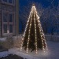 vidaXL Rete di Luce per Albero di Natale 300 LED Bianco Freddo 300 cm vidaXL Rete di Luce per Albero di Natale 300 LED Bianco Freddo 300 cm