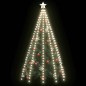 vidaXL Rete di Luce per Albero di Natale 300 LED Bianco Freddo 300 cm vidaXL Rete di Luce per Albero di Natale 300 LED Bianco Freddo 300 cm