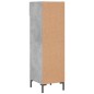 vidaXL Scarpiera Grigio Cemento 30x35x105 cm in Legno Multistrato vidaXL Scarpiera Grigio Cemento 30x35x105 cm in Legno Multistrato