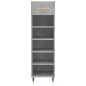 vidaXL Scarpiera Grigio Cemento 30x35x105 cm in Legno Multistrato vidaXL Scarpiera Grigio Cemento 30x35x105 cm in Legno Multistrato