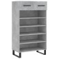 vidaXL Scarpiera Grigio Cemento 60x35x105 cm in Legno Multistrato vidaXL Scarpiera Grigio Cemento 60x35x105 cm in Legno Multistrato
