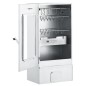 vidaXL Forno Affumicatore BBQ con Tavolino in Acciaio Zincato vidaXL Forno Affumicatore BBQ con Tavolino in Acciaio Zincato