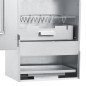 vidaXL Forno Affumicatore BBQ con Tavolino in Acciaio Zincato vidaXL Forno Affumicatore BBQ con Tavolino in Acciaio Zincato