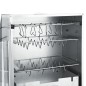 vidaXL Forno Affumicatore BBQ con Tavolino in Acciaio Zincato vidaXL Forno Affumicatore BBQ con Tavolino in Acciaio Zincato