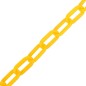 vidaXL Catena Segnaletica Gialla 30 m Ø8 mm in Plastica