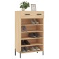 vidaXL Scarpiera Rovere Sonoma 60x35x105 cm in Legno Multistrato