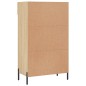 vidaXL Scarpiera Rovere Sonoma 60x35x105 cm in Legno Multistrato