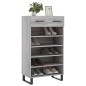 vidaXL Scarpiera Grigio Sonoma 60x35x105 cm in Legno Multistrato vidaXL Scarpiera Grigio Sonoma 60x35x105 cm in Legno Multistrato