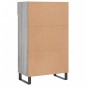 vidaXL Scarpiera Grigio Sonoma 60x35x105 cm in Legno Multistrato vidaXL Scarpiera Grigio Sonoma 60x35x105 cm in Legno Multistrato