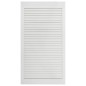 vidaXL Anta a Lamelle in Legno Massello di Pino Bianca 99,3x39,4 cm vidaXL Anta a Lamelle in Legno Massello di Pino Bianca 99,3x39,4 cm