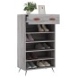 vidaXL Scarpiera Grigio Sonoma 60x35x105 cm in Legno Multistrato vidaXL Scarpiera Grigio Sonoma 60x35x105 cm in Legno Multistrato