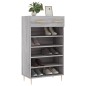 vidaXL Scarpiera Grigio Sonoma 60x35x105 cm in Legno Multistrato vidaXL Scarpiera Grigio Sonoma 60x35x105 cm in Legno Multistrato