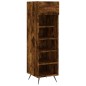 vidaXL Scarpiera Rovere Fumo 30x35x105 cm in Legno Multistrato vidaXL Scarpiera Rovere Fumo 30x35x105 cm in Legno Multistrato