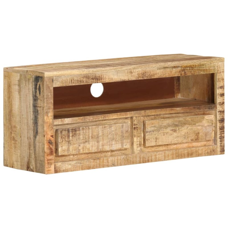 Mobile Porta TV 88x30x40 cm in Legno Massello di Mango Mobile Porta TV 88x30x40 cm in Legno Massello di Mango