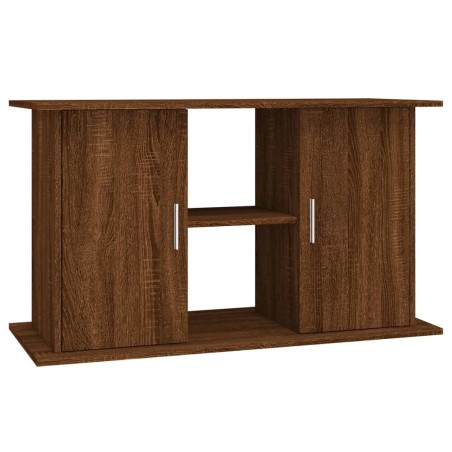 vidaXL Supporto Acquario 101x41x58 cm Legno Multistrato Rovere Marrone