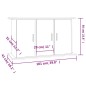 vidaXL Supporto Acquario 101x41x58 cm Legno Multistrato Grigio Sonoma vidaXL Supporto Acquario 101x41x58 cm Legno Multistrato Grigio Sonoma