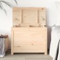 vidaXL Contenitore Portaoggetti 60x32x45,5 cm Legno Massello Pino vidaXL Contenitore Portaoggetti 60x32x45,5 cm Legno Massello Pino