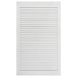 vidaXL Ante a Lamelle 4 pz Legno Massello di Pino Bianche 99,3x49,4 cm vidaXL Ante a Lamelle 4 pz Legno Massello di Pino Bianche 99,3x49,4 cm