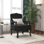 vidaXL Poltrona Nera 64x64x90 cm in Velluto vidaXL Poltrona Nera 64x64x90 cm in Velluto