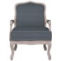 vidaXL Poltrona Grigio Scuro 64x64x90 cm Velluto vidaXL Poltrona Grigio Scuro 64x64x90 cm Velluto