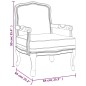 vidaXL Poltrona Grigio Scuro 64x64x90 cm Velluto vidaXL Poltrona Grigio Scuro 64x64x90 cm Velluto