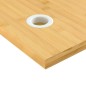 vidaXL Piano Scrivania 100x60x2,5 cm in Bambù