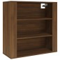Armadietto a Muro Rovere Marrone 80x33x80 cm Legno Multistrato Armadietto a Muro Rovere Marrone 80x33x80 cm Legno Multistrato