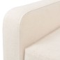 vidaXL Poltrona Bianco Crema in Tessuto vidaXL Poltrona Bianco Crema in Tessuto