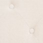vidaXL Poltrona Bianco Crema in Tessuto vidaXL Poltrona Bianco Crema in Tessuto