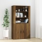 Armadietto a Muro Rovere Marrone 80x33x80 cm Legno Multistrato Armadietto a Muro Rovere Marrone 80x33x80 cm Legno Multistrato
