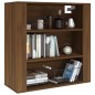 Armadietto a Muro Rovere Marrone 80x33x80 cm Legno Multistrato Armadietto a Muro Rovere Marrone 80x33x80 cm Legno Multistrato
