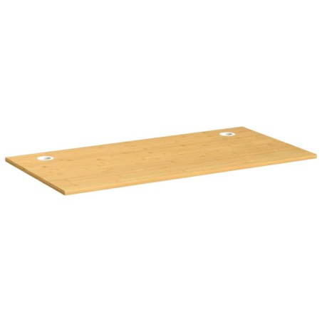 vidaXL Piano Scrivania 100x50x1,5 cm in Bambù