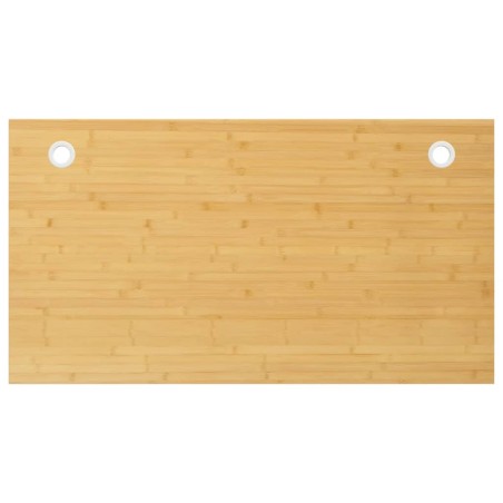 vidaXL Piano Scrivania 110x60x4 cm in Bambù