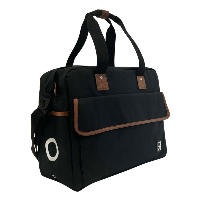 Willex Borsa da Bicicletta 19 L Nera e Marrone Willex Borsa da Bicicletta 19 L Nera e Marrone