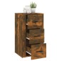 Credenza Rovere Fumo 40x33x70 cm in Legno Multistrato Credenza Rovere Fumo 40x33x70 cm in Legno Multistrato