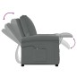 vidaXL Poltrona Alzapersona in Tessuto Grigio Scuro