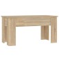 vidaXL Tavolino da Salotto Rovere Sonoma 101x49x52cm Legno Multistrato